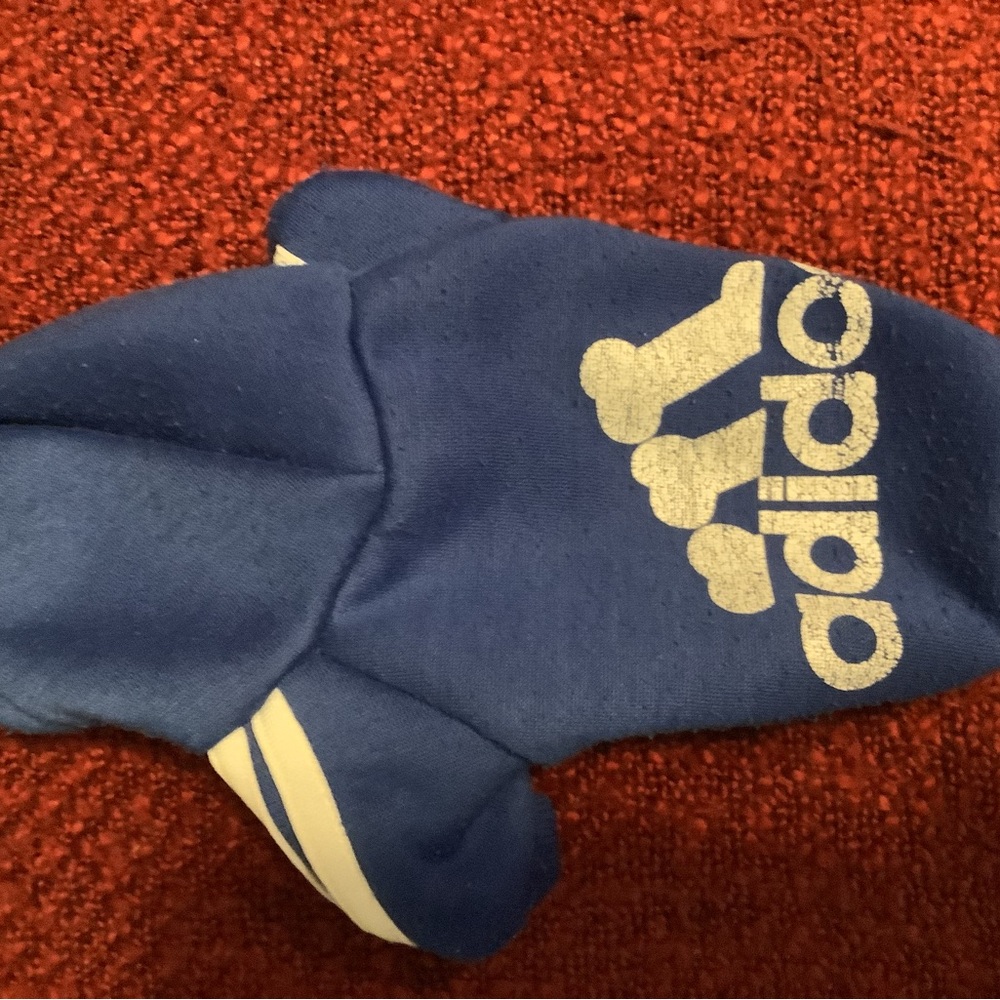 adidas Blue Athletic Crew Socks with White Logo